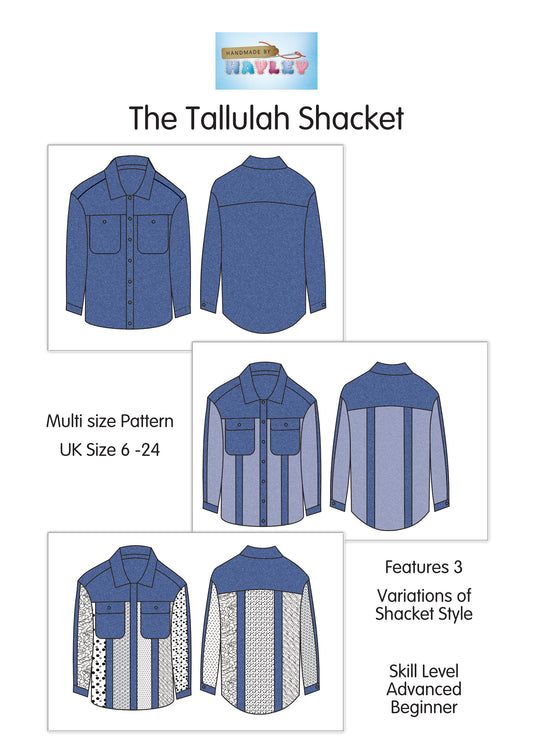 Tallulah Shacket Size XS to XXL