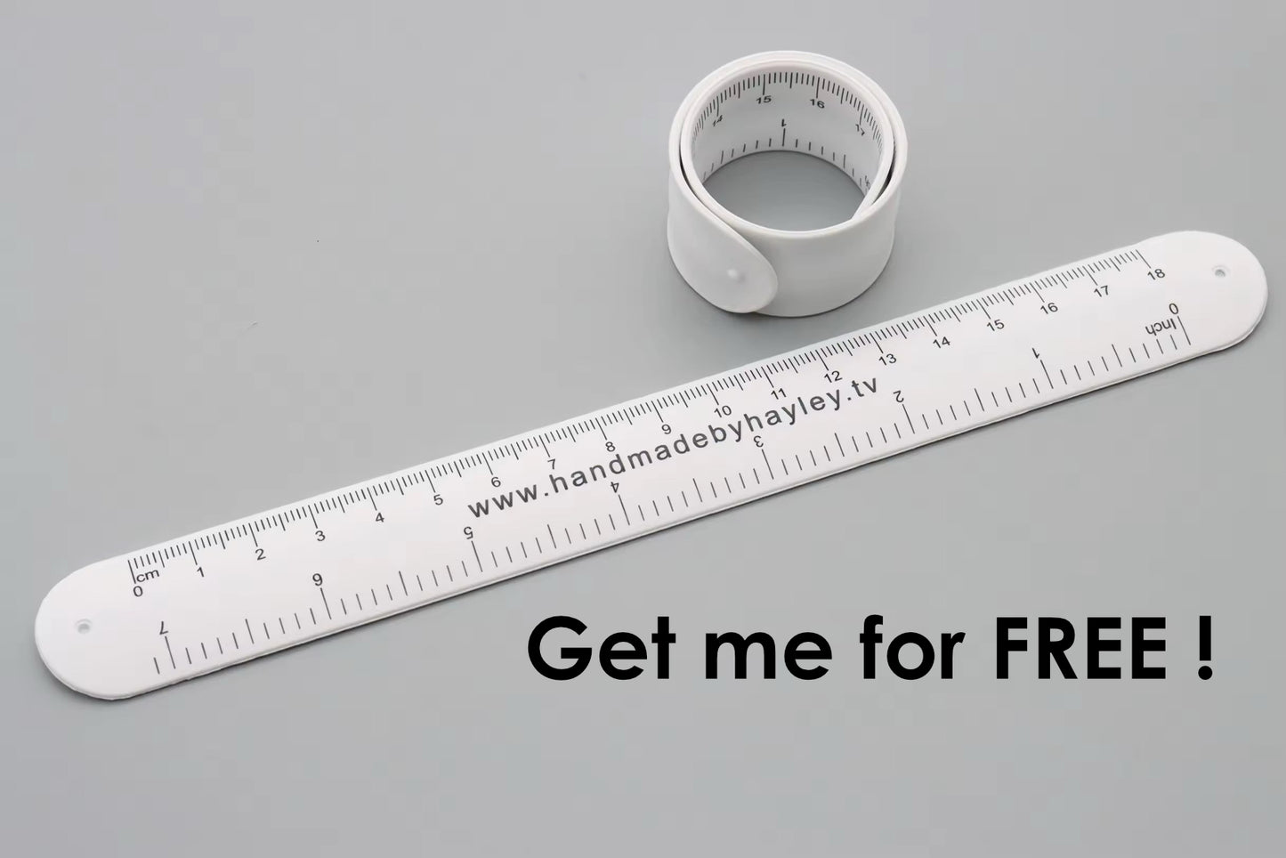 Handmade by Hayley Snap Ruler - Get me for FREE !