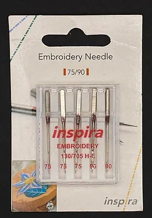 Inspira Embroidery Needles Pack of 5 - Red