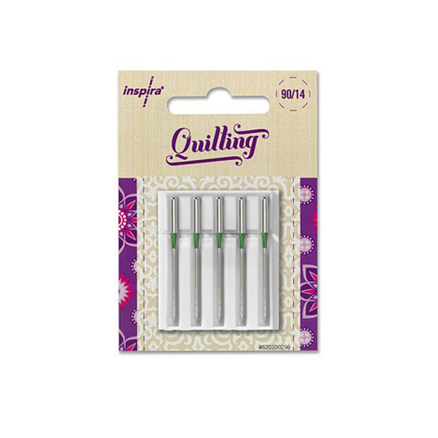 Inspira Quilting Needles Pack of 5 - Green