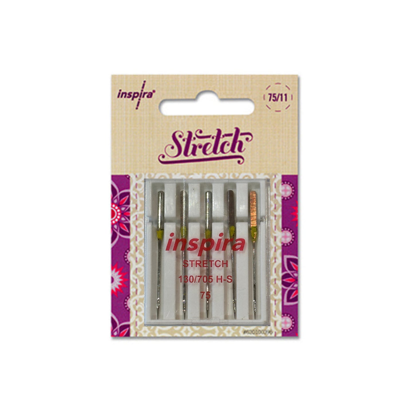 Inspira Stretch Needles Pack of 5 - Yellow